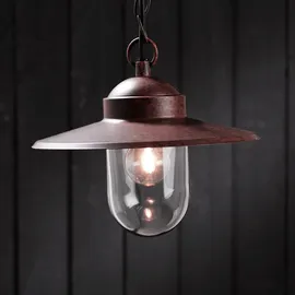Nordlux Luxembourg 1-flg. 27,5 cm rund rostbraun