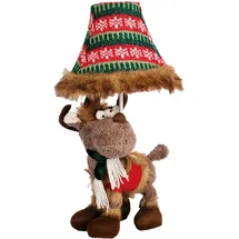 happy lamps LED-Tischleuchte Rudi das Rentier Stoff