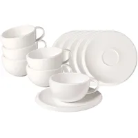 Villeroy & Boch NewMoon Kaffeetasse 0,19 l Weiß 6 St.