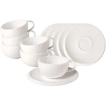Villeroy & Boch NewMoon Kaffeetasse 0,19 l Weiß 6 St.