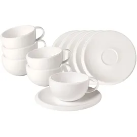 Villeroy & Boch NewMoon Kaffeetasse 0,19 l Weiß 6 St.