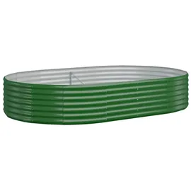 vidaXL Hochbeet 214 x 140 x 36 cm Grün