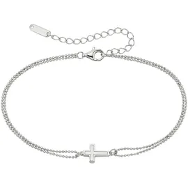 aniston jewelry & watches Armband mit Kreuz silberfarben 23 cm