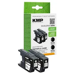 KMP B59D schwarz Tintenpatronen ersetzen brother LC1240BKBP2DR 4011324370812 KMP 2 Stück