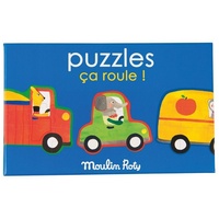 Moulin Roty Puzzle Les Popipop – Ca Roule! 32-teilig