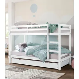 OTTO home Schubkasten OTTO HOME "Alpi", weiß, B:90cm H:20cm, Massivholz, Schubladen, Schubkasten, passend für das Etagenbett der Serie Alpi, aus massivem Kiefernholz