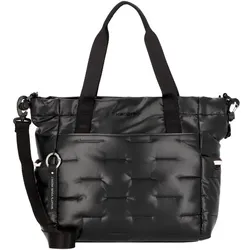 Hedgren Cocoon Puffer Shopper Tasche 34 cm  schwarz