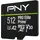 PNY Pro Elite Prime 512 GB, microSDXC UHS-I U3, A2, Class 10