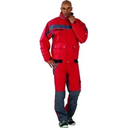 Blouson 2597 rot/schiefer, Größe 4XL - rot/schiefer - 4XL