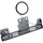 Accuride 1432 Beschlägegarnitur, - 608 mm, Stahl schwarz chromatiert