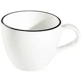 ID Fine 12 ID Fine Teetassen Modest Black Alzar weiß 0,2 l