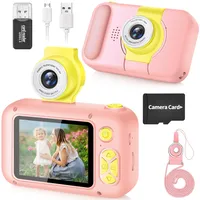 ARNSSIEN Digitalkamera für 3-12 Jahre alte Jungen/Mädchen mit 180° Flip-Objektiv, 2,4" Kinder Selfie Digitalkamera für Kleinkinder mit Video, Weihnachten Geburtstag Festival Geschenke für Kinder,X101