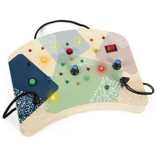 Small Foot Company Small Foot 12623 - Motorikbrett LED Licht und Schalter