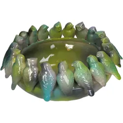 Bunte Schale "Birds" aus Keramik