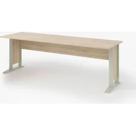Froschkönig24 Schreibtisch m. Container Office Line Holzoptik Braun Eiche