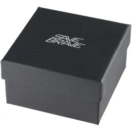 Save Brave Dexter Herren Armband Leder schwarz SBB-DEXTER-BK Größe 18