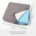Homescapes SITZKISSEN orthopädisch 50/50/10 cm – Sesselkissen grau