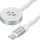 Swissten Swissten, Magnetisches Ladegerät 2.5W USB-C für Apple Watch Nylon 1.2m, Weiß - Weiß