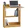 SoBuy Schreibtisch Computertisch mit Ablagen Kleiner Schreibtisch Arbeitstisch Bürotisch Klapptisch Homeoffice 63x82x58cm Natur 64x82x58cm FWT92-N