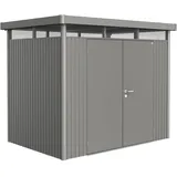 Biohort HighLine H2 2,75 x 1,95 m quarzgrau-metallic Doppeltür