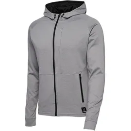 hummel INTERVAL ZIP HOODIE grey melange - 2XL