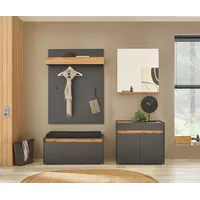 Home Affaire GIRON/CiTY Schuhbank 190x40x45 grau