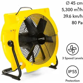 Trotec 45 cm Axialventilator Schwarz