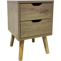 Hti-Living Nachtschrank 2 Schubladen Thekla 2945