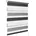 Doppelrollo 80 220 grau/schwarz