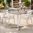 Mojawo Bistrogarnitur 3-teilig Aluminium
