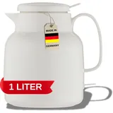 Helios Isolierkanne Mondo Push 1,0 l weiß