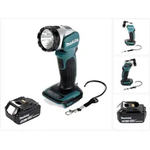 Makita Makita, Arbeitsleuchte, DML 802 G1 Akku Lampe für 14,4 und 18 V Akku + 1x Akku 6,0 Ah - ohne Ladegerät