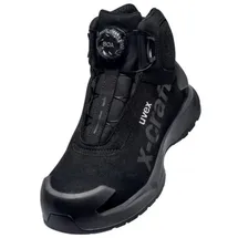 Uvex 1 x-craft BOA Sicherheitsschuh S3S Schnürstiefel schwarz 43 - 6818243 - schwarz