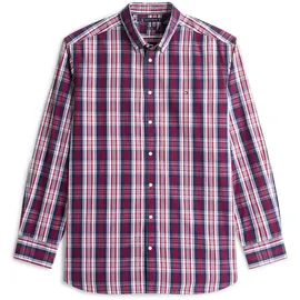 Tommy Hilfiger Big & Tall Langarmhemd kariert Blau 3XL