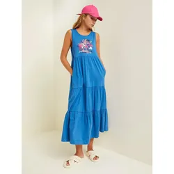 Jersey-Kleid MYBC blau, 44