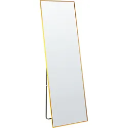 Standspiegel BEAUVAIS 156 cm Metall Gold
