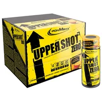 IronMaxx Upper Shot Zero - Tropical 12x60ml | Pre-Workout Shot mit u.a. L-Arginin, L-Citrullin Malat, Taurin und Koffein | Zuckerfrei und in vielen Geschmacksrichtungen