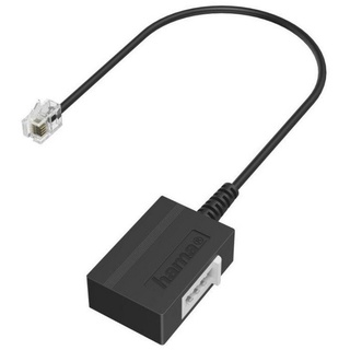 Hama Telefon-Adapter, Modular-Stecker 6p4c - TAE-F-Buchse] 0,2 m (00201130)