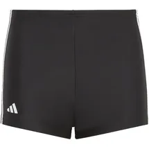 adidas Classic 3-Streifen Boxer-Badehose Black / White 140    