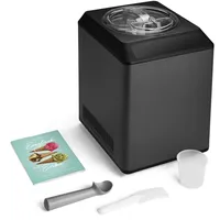 Springlane Eismaschine Erika 2,5 l Schwarz/Weiß
