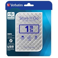 Verbatim Store 'n' Go 1 TB USB 3.0 silber