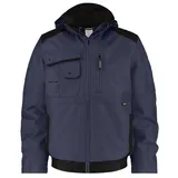 DASSY Austin Canvas Winterjacke nachtblau/schwarz 2XL