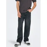 Only & Sons ONSFADE Loose Fit Schwarz 32/32