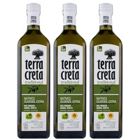 Terra Creta Olivenöl 3x 1,0l P.D.O. Kolymvari | Extra natives Olivenöl von Kreta