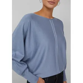 s.Oliver Feinstrickpullover mit Fledermausärmeln Blau M