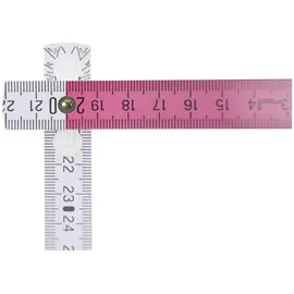 Dönges Gliedermaßstab 2 m Weiß/Rot 16 mm