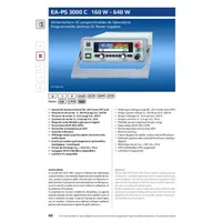 EA Elektro Automatik EA-PS 3200-10 C Labornetzgerät, einstellbar 0 - 200 V/DC 0 - 10A 640W Auto-Ran