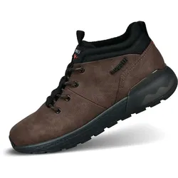 Bugatti Sneaker Plasmax (synthetisches Material in Glattleder Optik) braun Herren