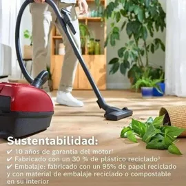 Bosch Serie 4 BGB38RD2 rot-schwarz