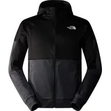 The North Face M MA FULL ZIP FLEECE - Eu Mn8 ASPHALT GREY/TNF Black Mn8 Asphalt Grey/Tnf Black S in Schwarz - S